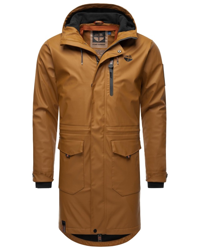 Stone Harbour Regenmantel »Verdaan« Wasserdichter Regenparka mit Fleece-Innenfutter