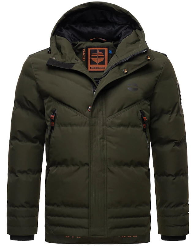 Stone Harbour Steppjacke »Romaan« mit Kapuze gesteppte Winterjacke mit Kapuze