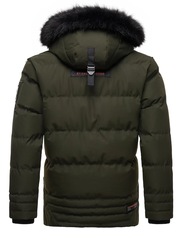 Stone Harbour Steppjacke »Romaan« mit Kapuze gesteppte Winterjacke mit Kapuze
