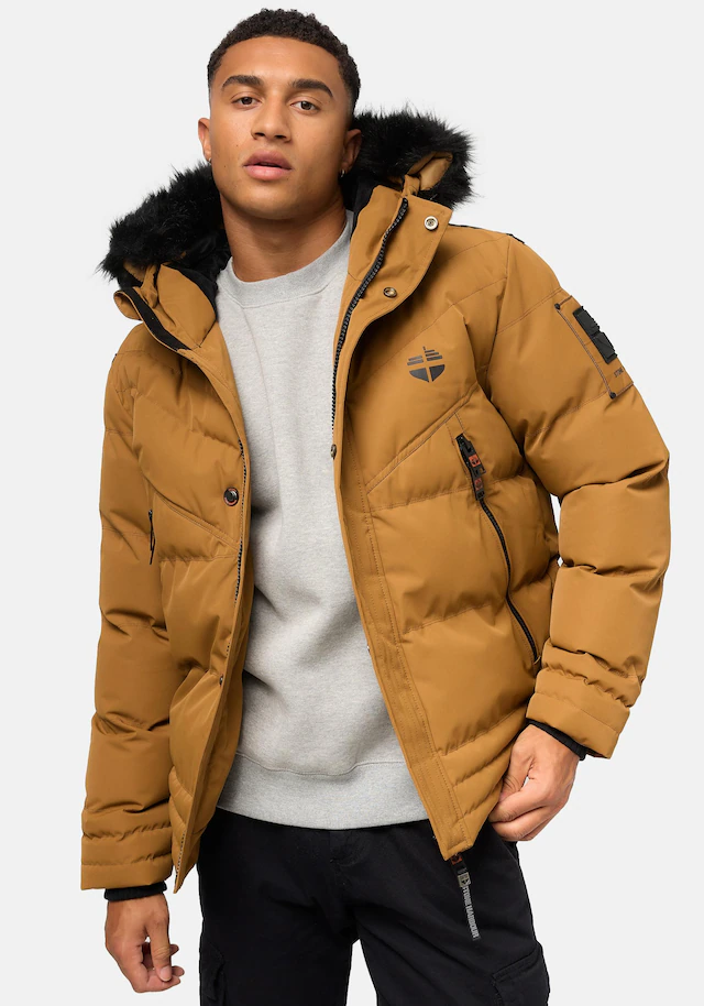 Stone Harbour Steppjacke »Romaan« mit Kapuze gesteppte Winterjacke mit Kapuze