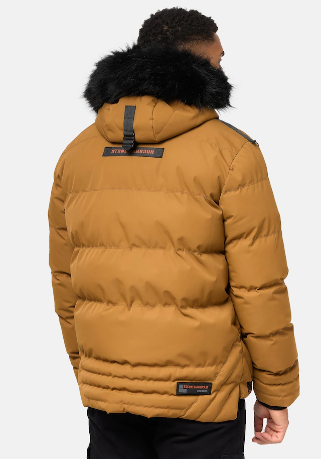 Stone Harbour Steppjacke »Romaan« mit Kapuze gesteppte Winterjacke mit Kapuze