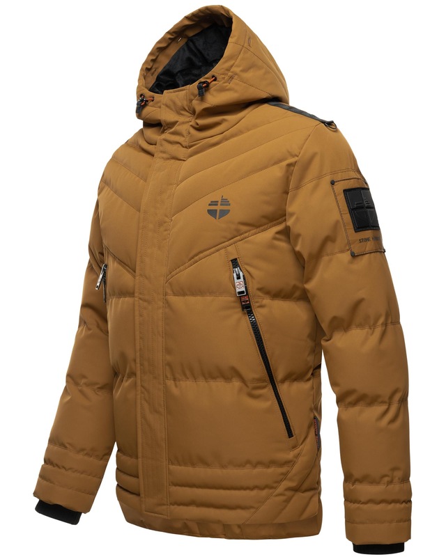 Stone Harbour Steppjacke »Romaan« mit Kapuze gesteppte Winterjacke mit Kapuze