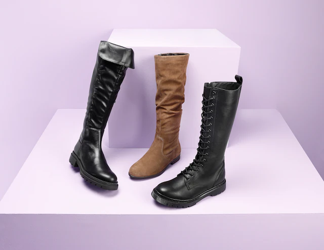Tamaris Stiefel mit modischen Faltungen am Schaft