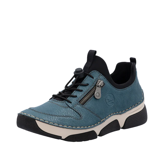 Rieker Slip-On Sneaker Schlupfschuh, Halbschuh, Freizeitsneaker, Gummizug, Schnellverschluss