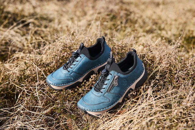 Rieker Slip-On Sneaker Schlupfschuh, Halbschuh, Freizeitsneaker, Gummizug, Schnellverschluss