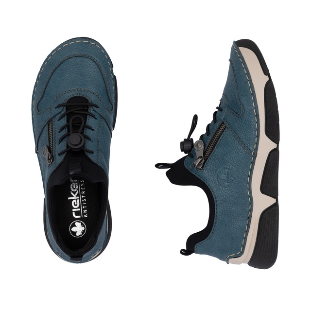 Rieker Slip-On Sneaker Schlupfschuh, Halbschuh, Freizeitsneaker, Gummizug, Schnellverschluss