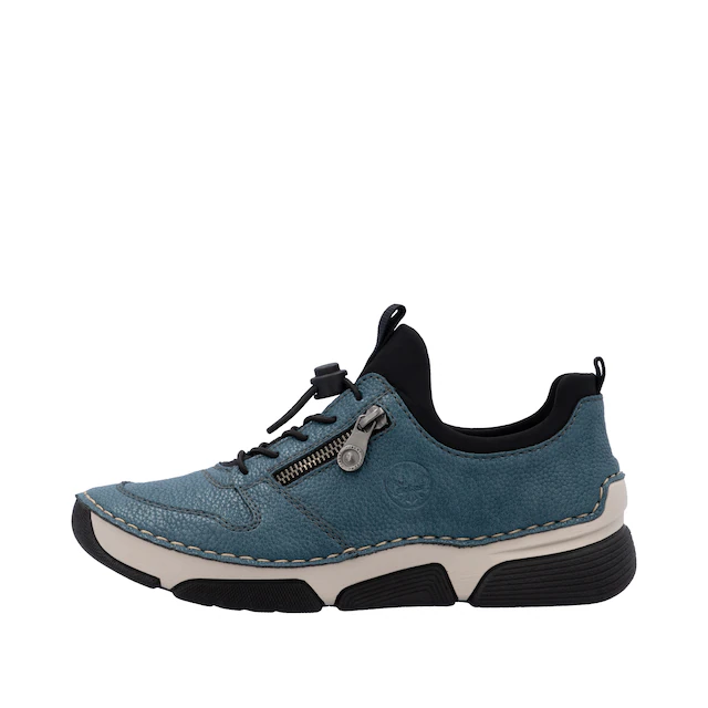 Rieker Slip-On Sneaker Schlupfschuh, Halbschuh, Freizeitsneaker, Gummizug, Schnellverschluss