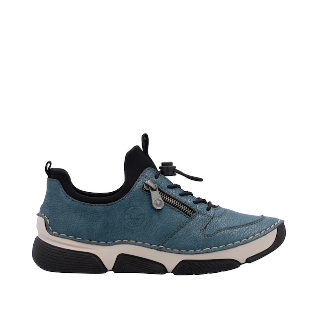 Rieker Slip-On Sneaker Schlupfschuh, Halbschuh, Freizeitsneaker, Gummizug, Schnellverschluss