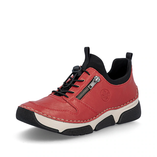 Rieker Slip-On Sneaker Schlupfschuh, Halbschuh, Freizeitsneaker, Gummizug, Schnellverschluss