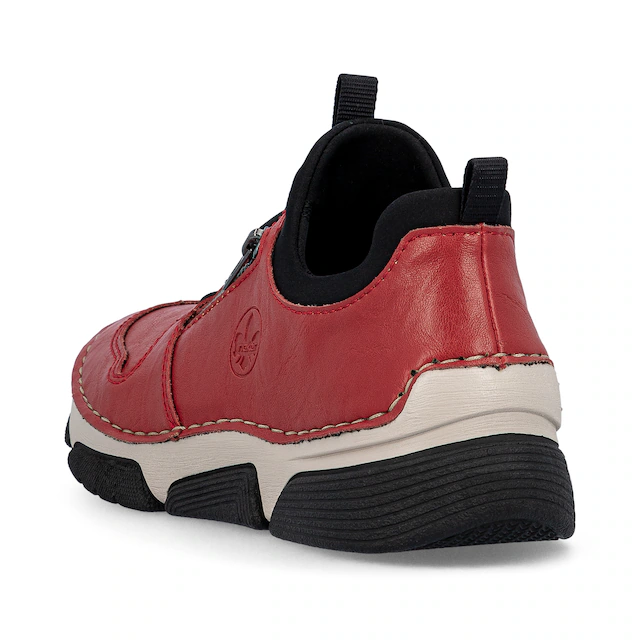 Rieker Slip-On Sneaker Schlupfschuh, Halbschuh, Freizeitsneaker, Gummizug, Schnellverschluss