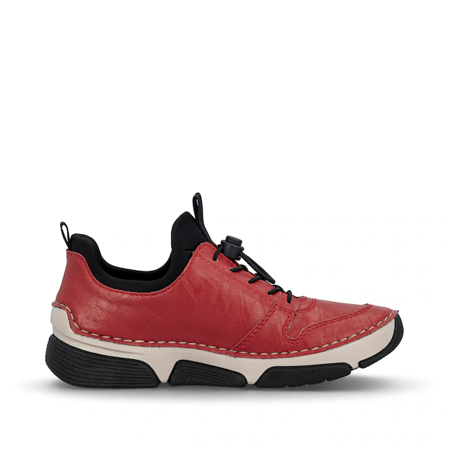 Rieker Slip-On Sneaker Schlupfschuh, Halbschuh, Freizeitsneaker, Gummizug, Schnellverschluss