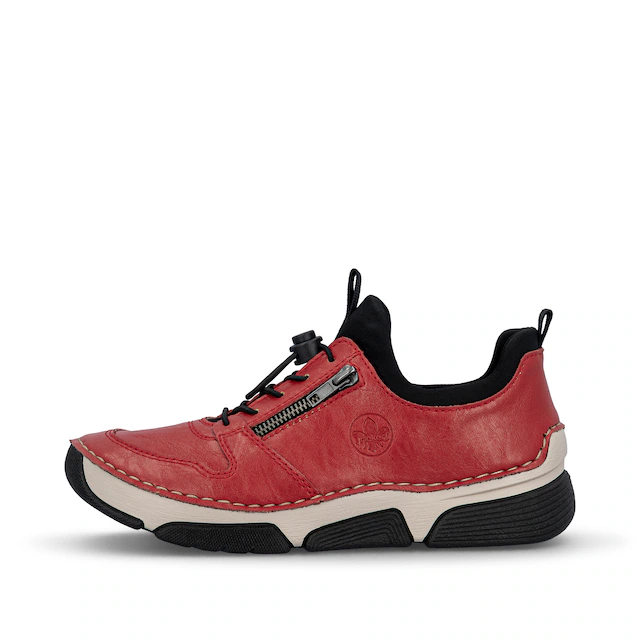 Rieker Slip-On Sneaker Schlupfschuh, Halbschuh, Freizeitsneaker, Gummizug, Schnellverschluss