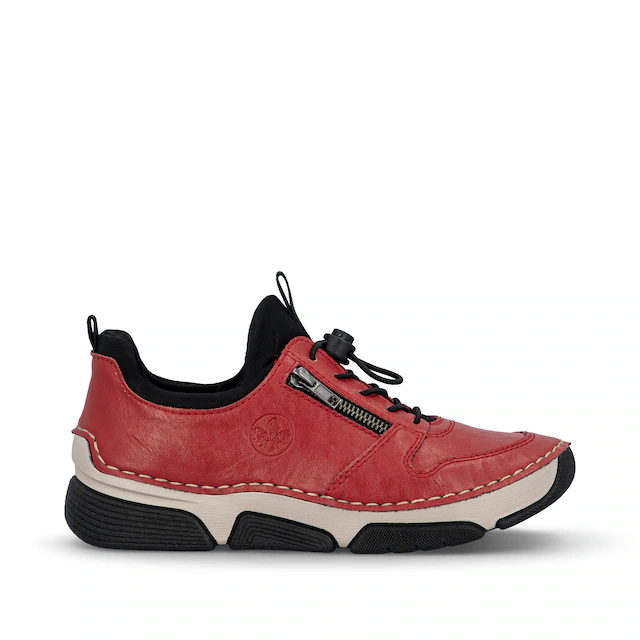Rieker Slip-On Sneaker Schlupfschuh, Halbschuh, Freizeitsneaker, Gummizug, Schnellverschluss