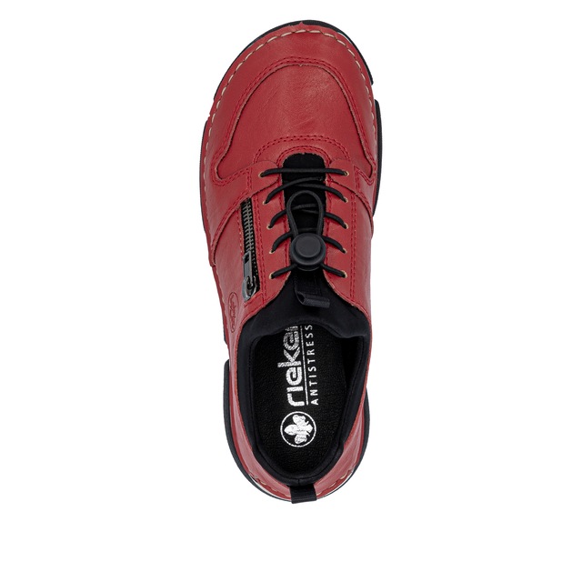 Rieker Slip-On Sneaker Schlupfschuh, Halbschuh, Freizeitsneaker, Gummizug, Schnellverschluss