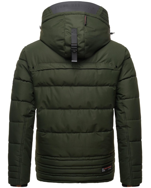 Stone Harbour Steppjacke »Witas« mit Kapuze gesteppte Herren Winterjacke mit abnehmbarer Kapuze