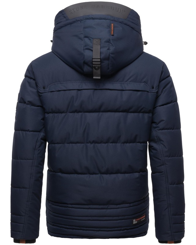 Stone Harbour Steppjacke »Witas« mit Kapuze gesteppte Herren Winterjacke mit abnehmbarer Kapuze
