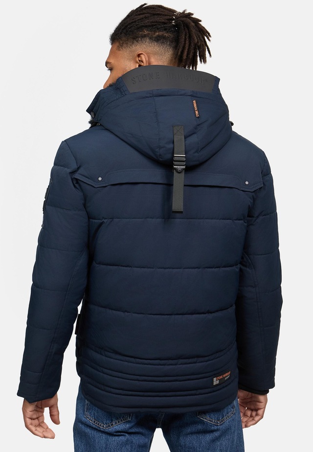 Stone Harbour Steppjacke »Witas« mit Kapuze gesteppte Herren Winterjacke mit abnehmbarer Kapuze