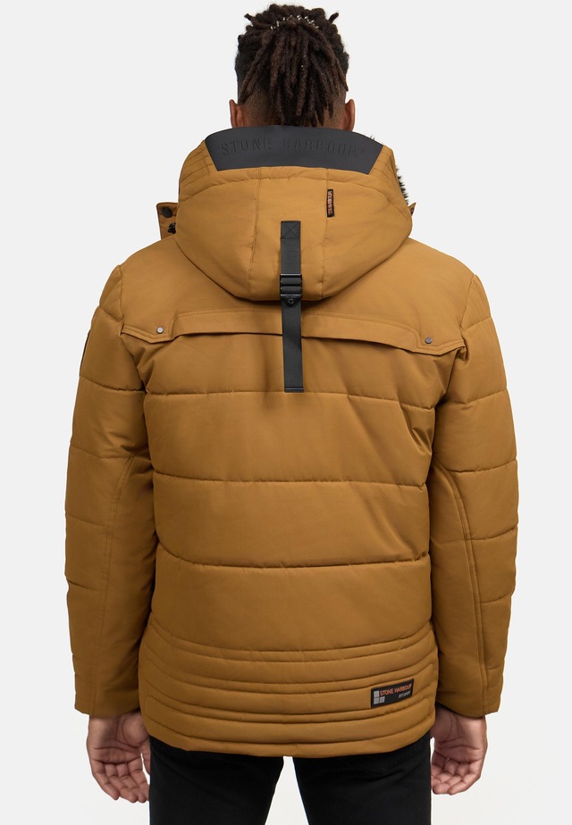 Stone Harbour Steppjacke »Witas« mit Kapuze gesteppte Herren Winterjacke mit abnehmbarer Kapuze