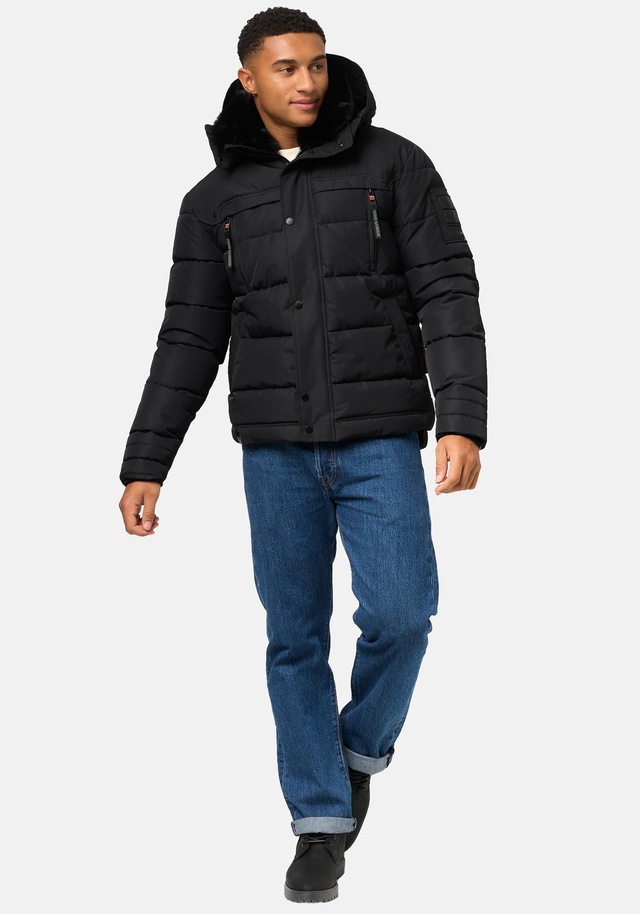 Stone Harbour Steppjacke »Witas« mit Kapuze gesteppte Herren Winterjacke mit abnehmbarer Kapuze