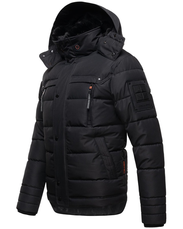 Stone Harbour Steppjacke »Witas« mit Kapuze gesteppte Herren Winterjacke mit abnehmbarer Kapuze