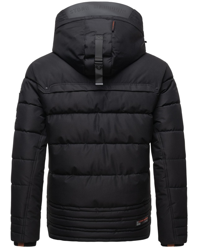 Stone Harbour Steppjacke »Witas« mit Kapuze gesteppte Herren Winterjacke mit abnehmbarer Kapuze