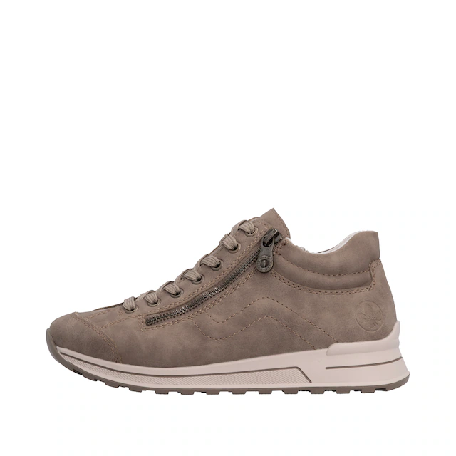 Rieker Sneaker Freizeitschuh, Halbschuh, Schnürschuh, mit weichem Schaftrand