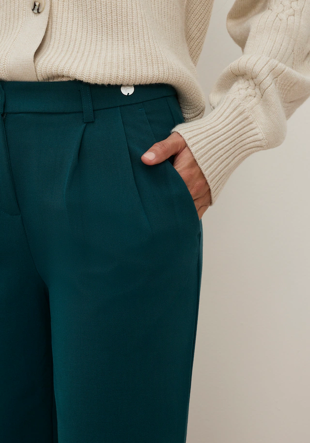 Tamaris Anzughose »im modernem Look« mit weitem Bein