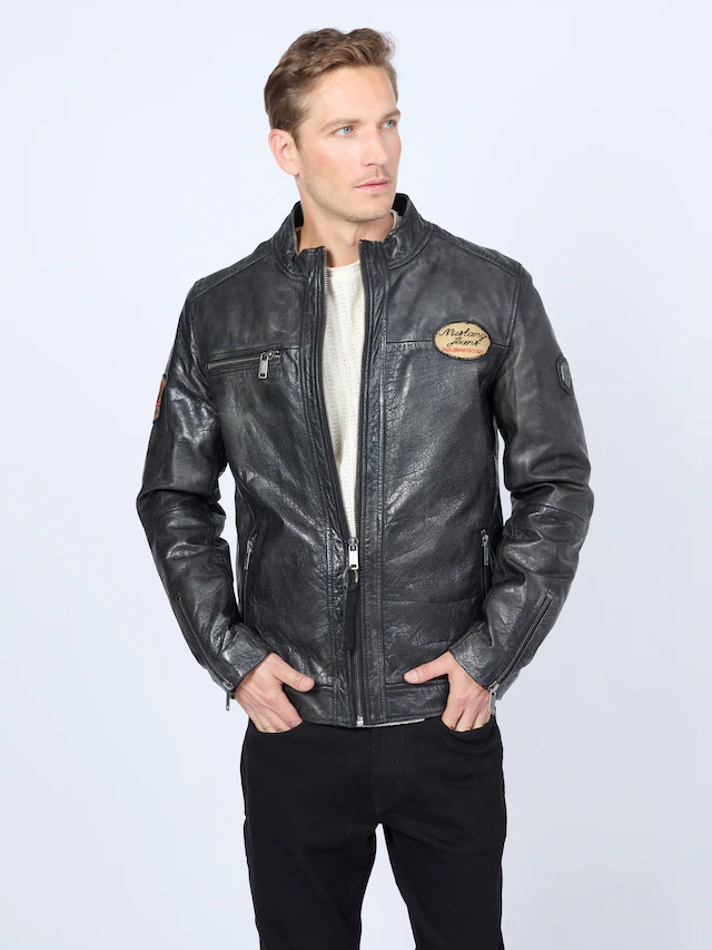 MUSTANG Lederjacke »Varberg«