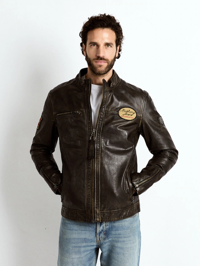 MUSTANG Lederjacke »Varberg«