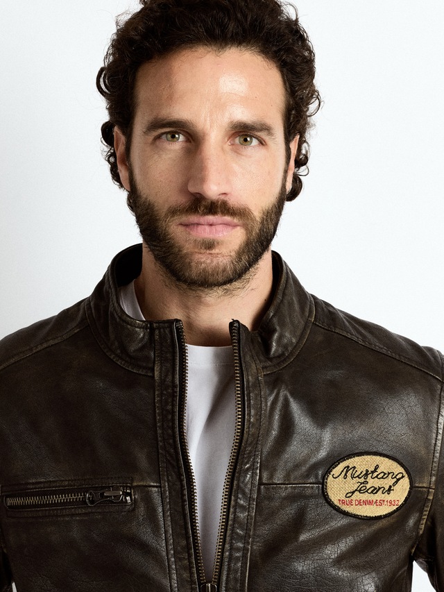 MUSTANG Lederjacke »Varberg«