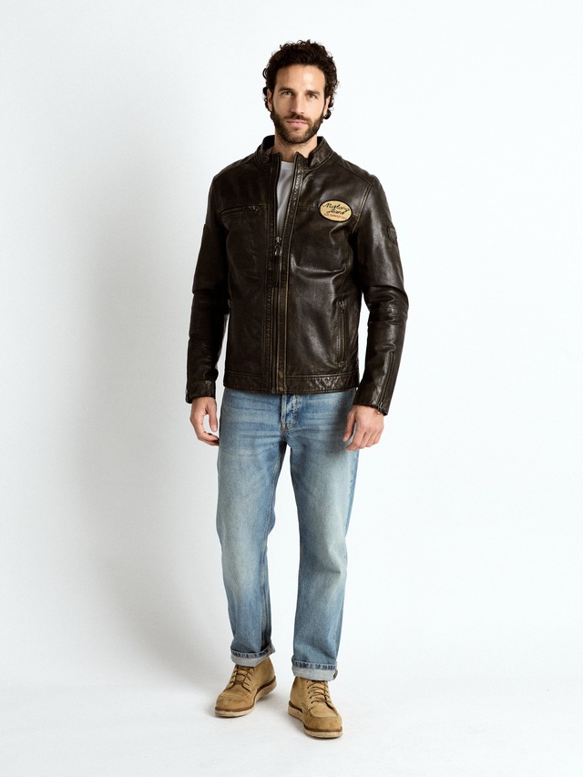 MUSTANG Lederjacke »Varberg«