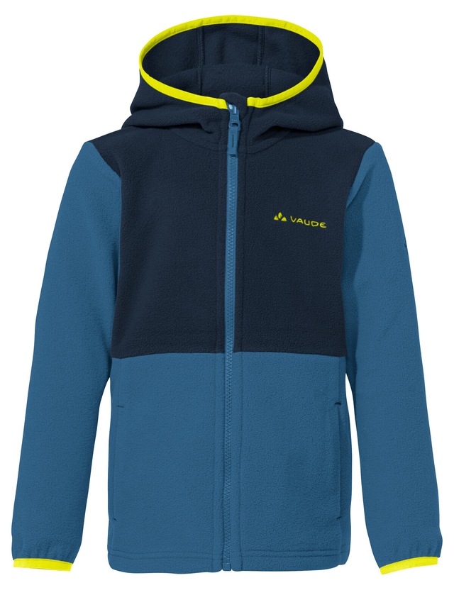 VAUDE Kapuzenfleecejacke »Kids Pulex Hooded Jacket II« mit Kapuze mit Kapuze, atmungsaktives Material, mit Eingrifftaschen