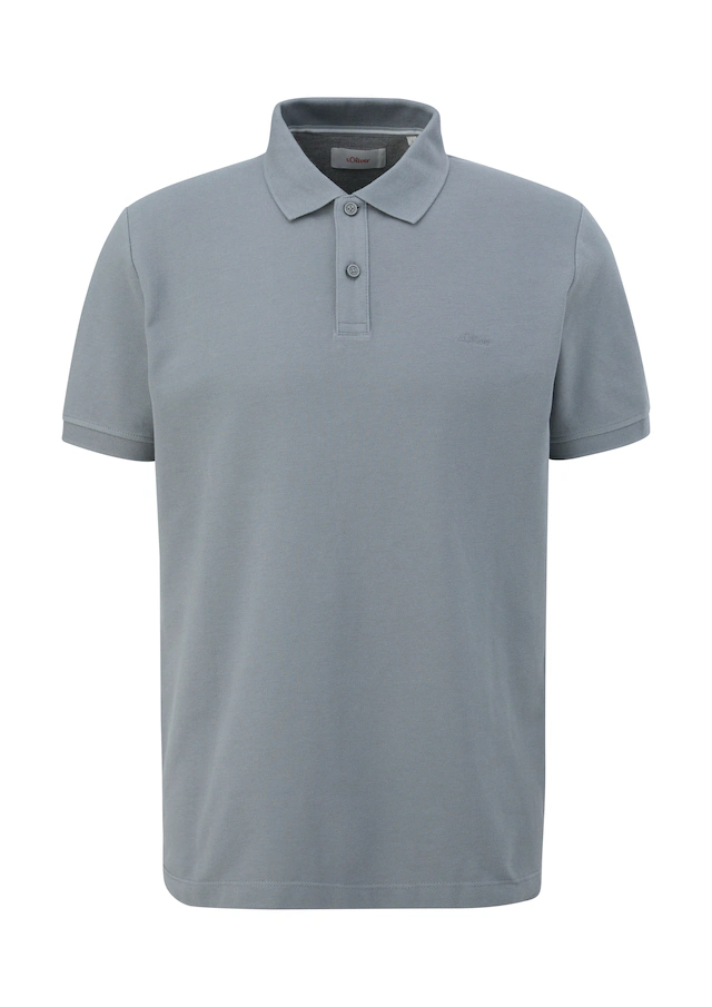 s.Oliver Poloshirt mit Logostickerei
