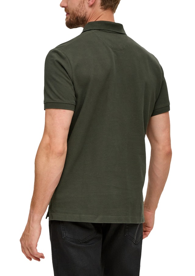 s.Oliver Poloshirt mit Logostickerei
