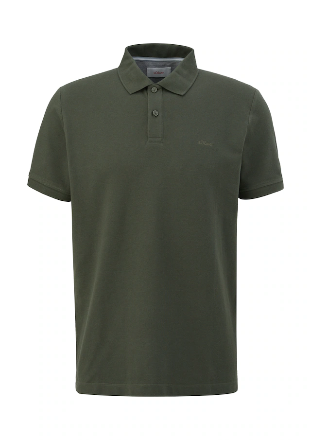 s.Oliver Poloshirt mit Logostickerei