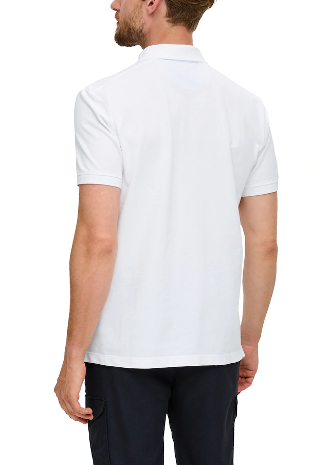 s.Oliver Poloshirt mit Logostickerei
