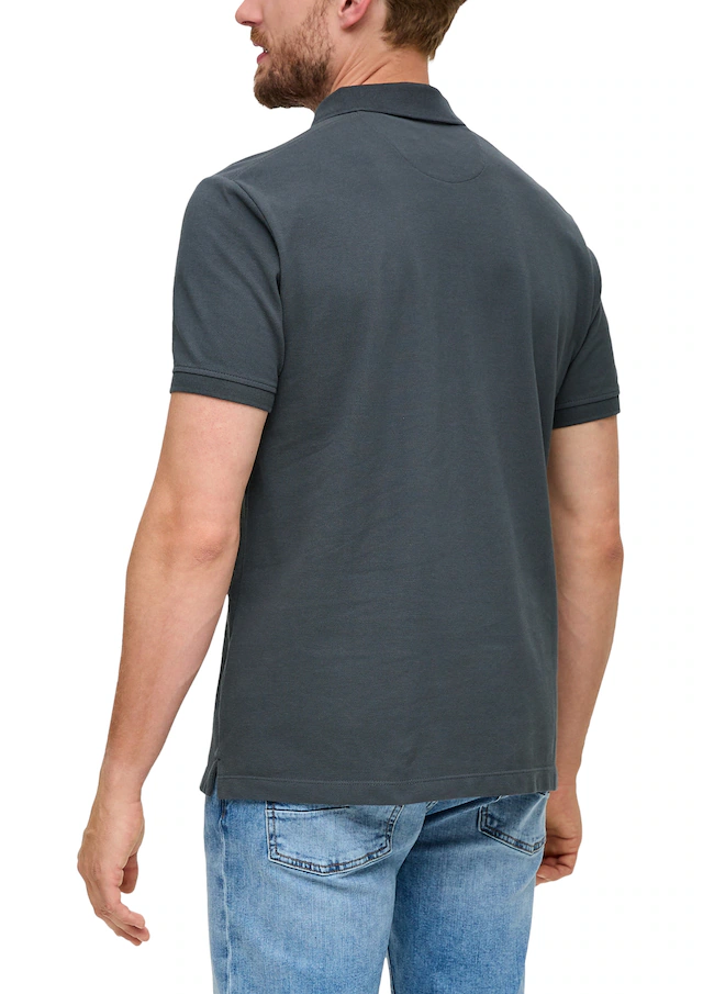 s.Oliver Poloshirt mit Logostickerei
