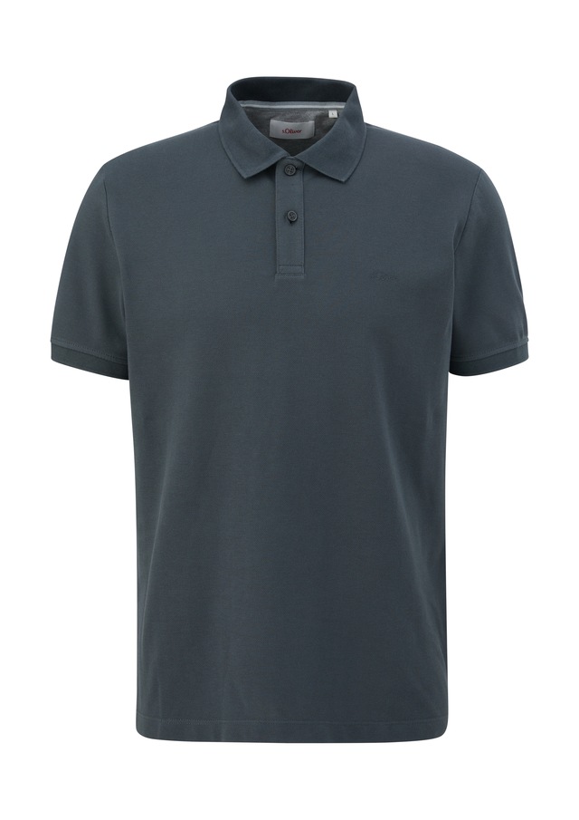 s.Oliver Poloshirt mit Logostickerei