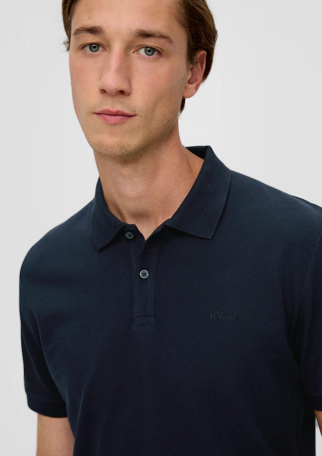 s.Oliver Poloshirt mit Logostickerei
