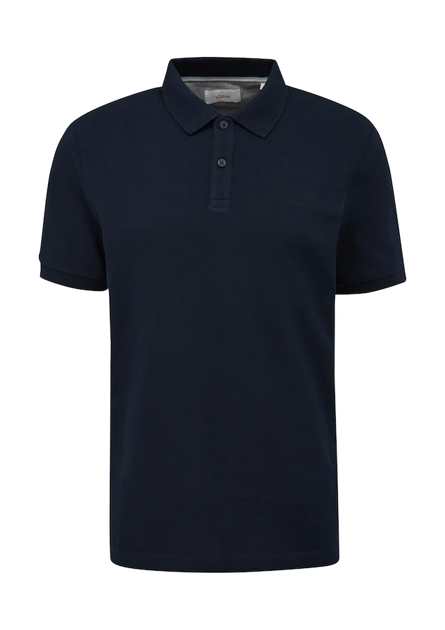 s.Oliver Poloshirt mit Logostickerei