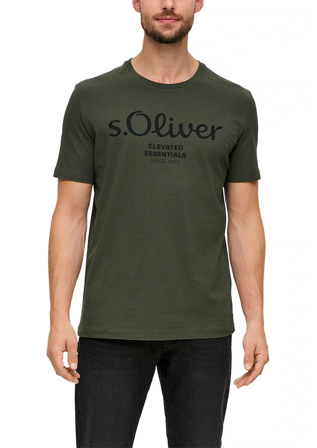 s.Oliver T-Shirt mit Logo-Print