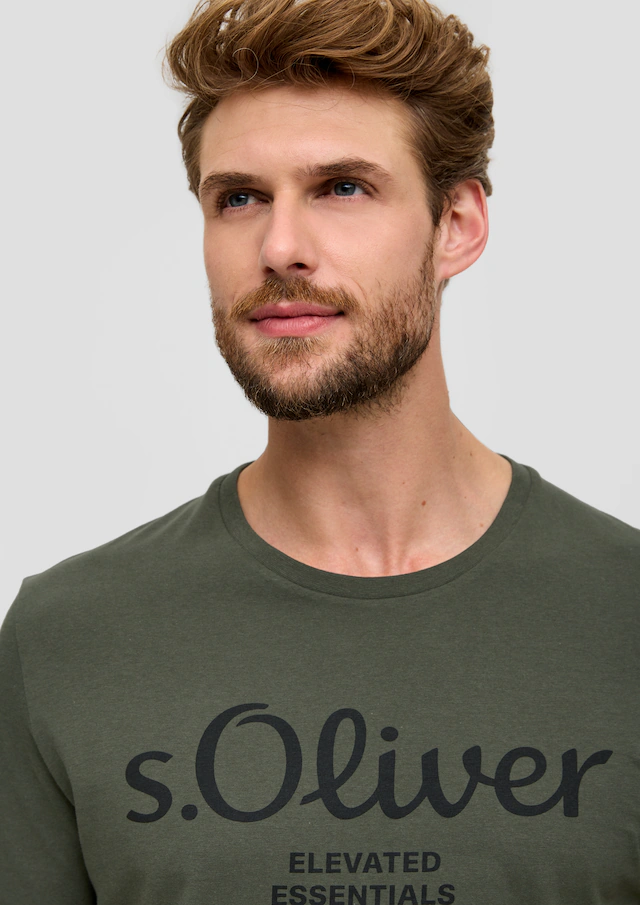 s.Oliver T-Shirt mit Logo-Print