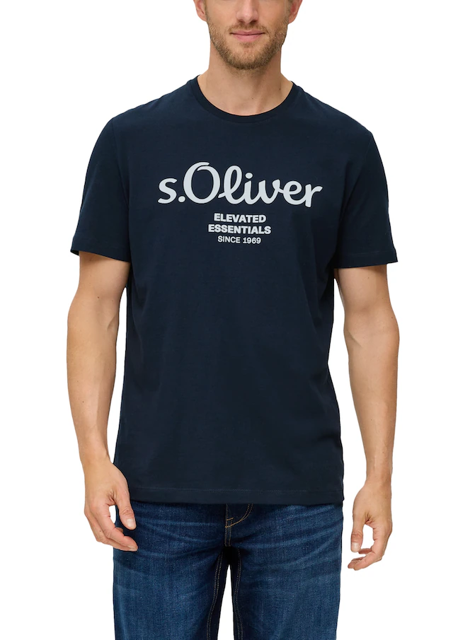 s.Oliver T-Shirt mit Logo-Print