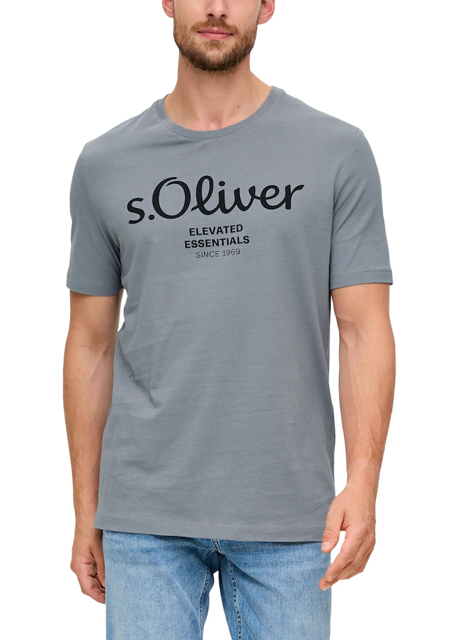 s.Oliver T-Shirt mit Logo-Print