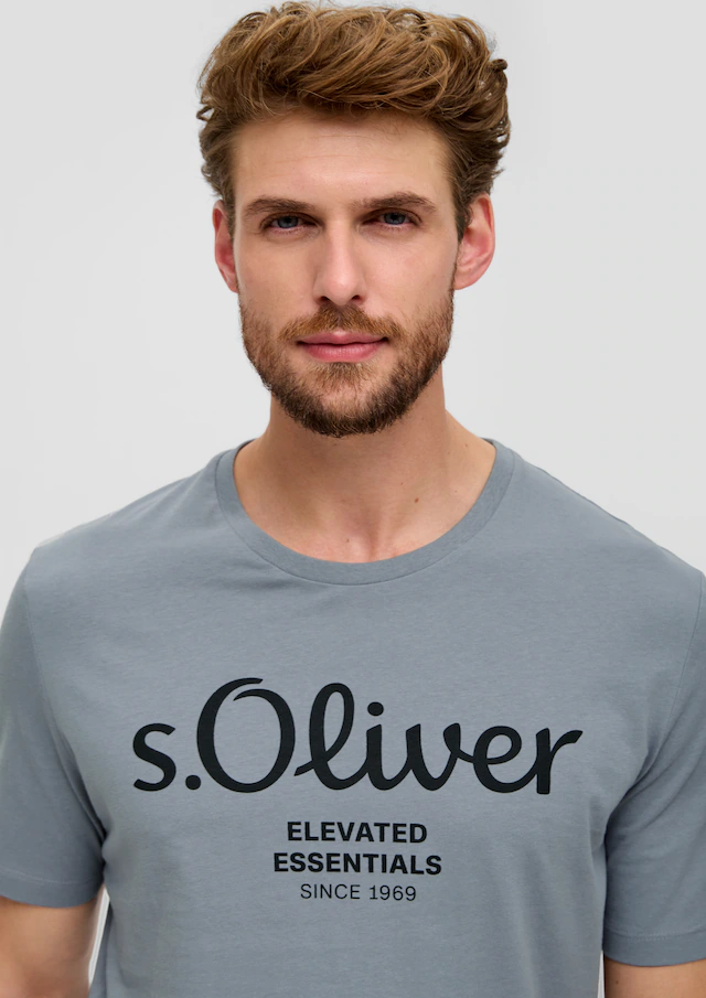 s.Oliver T-Shirt mit Logo-Print