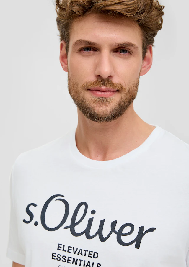 s.Oliver T-Shirt mit Logo-Print