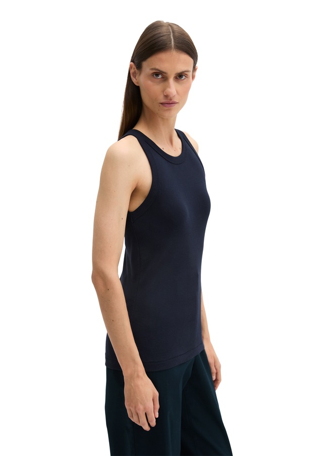 Marc O'Polo T-Shirt »aus Rippjersey«