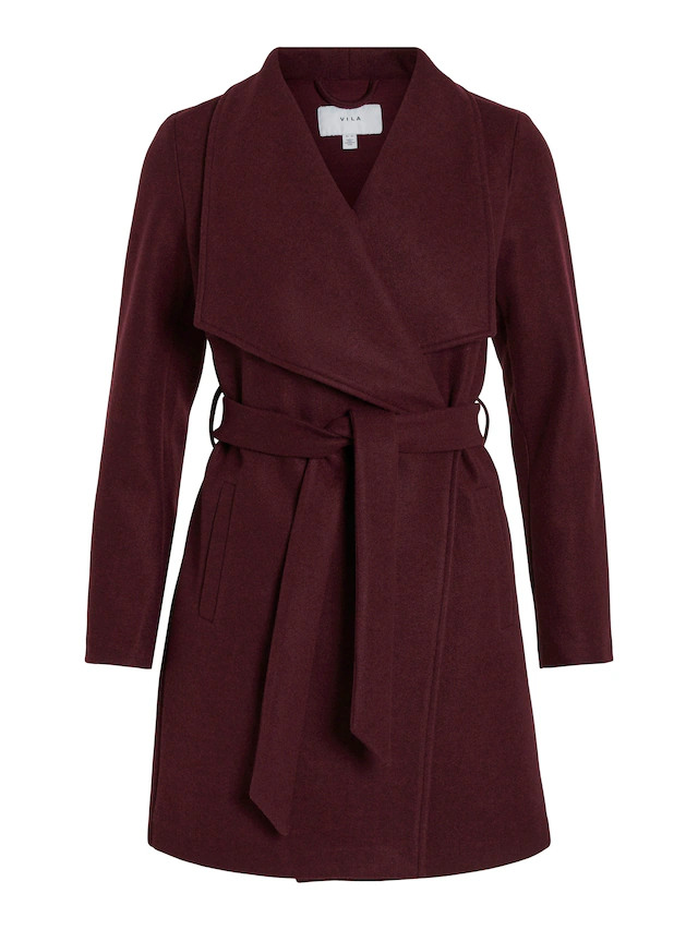 Vila Kurzmantel »VICOOLEY COLLAR BELT COAT - NOOS«