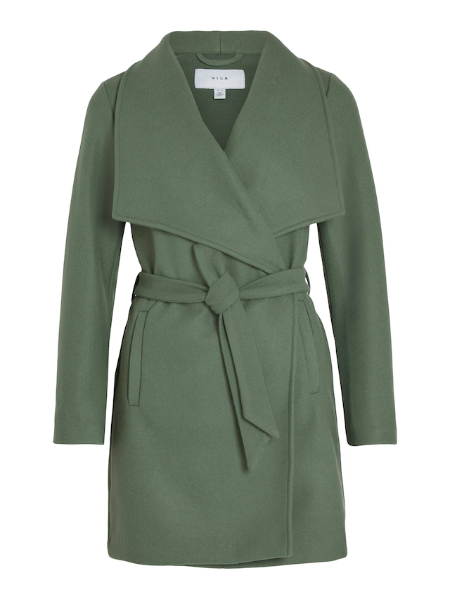 Vila Kurzmantel »VICOOLEY COLLAR BELT COAT - NOOS«