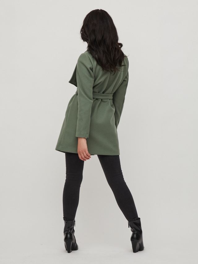 Vila Kurzmantel »VICOOLEY COLLAR BELT COAT - NOOS«